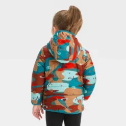 Toddler Girls' Reversible Space Puffer Jacket - Cat & Jack™
