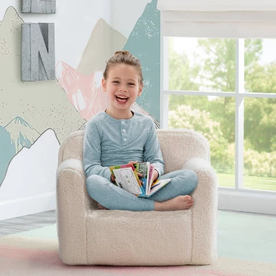 Delta Children Kids' Cozee Sherpa Chair - 18 Months And Up 4 Delta Children Kids' Cozee Sherpa Chair - 18 Months And Up - Image 2