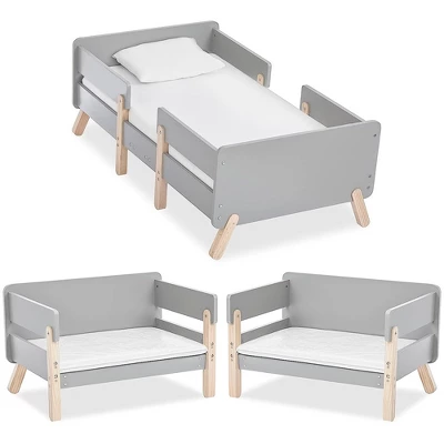 Dream On Me Osko Convertible Toddler Bed Made With Sustainable New Zealand Pinewood 11 Dream On Me Osko Convertible Toddler Bed Made With Sustainable New Zealand Pinewood - Image 9