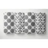 Bacati - Ikat Chevron White Grey Neutral 10 Pc Crib Set With 2 Crib Fitted Sheets 4 Muslin Swaddling Blankets -Love To Dream Baby Shop GUEST f13a0941 8534 4131 acd4 e17f4fa49aad 1