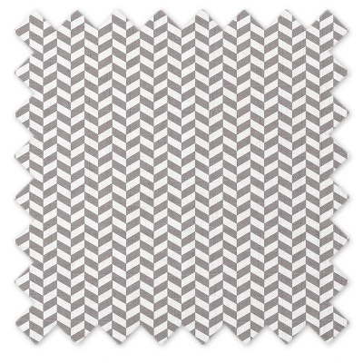 Bacati - Herringbone Quilted Muslin Changing Pad Cover Gray 10 Bacati - Herringbone Quilted Muslin Changing Pad Cover Gray - Image 8