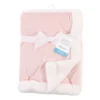 Hudson Baby Unisex Baby Plush Mink And Faux Shearling Blanket, Light Pink White, One Size -Love To Dream Baby Shop GUEST f28b20eb b9fb 4a0c 9b0d db1e325b9b5e