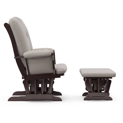 Storkcraft Tuscany Espresso Frame Glider And Ottoman 5 Storkcraft Tuscany Espresso Frame Glider And Ottoman - Image 3