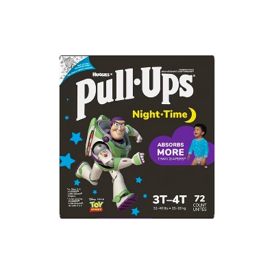 Pull-Ups Boys' Nighttime Disposable Training Pants - 3T-4T - 72ct 10 Pull-Ups Boys' Nighttime Disposable Training Pants - 3T-4T - 72ct - Image 8