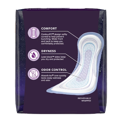 Poise Overnight Postpartum Incontinence Bladder Control Pads For Women - Ultimate Absorbency 10 Poise Overnight Postpartum Incontinence Bladder Control Pads For Women - Ultimate Absorbency - Image 8