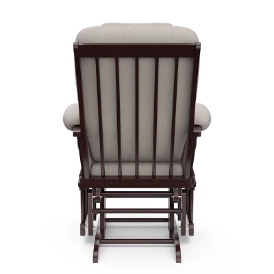 Storkcraft Tuscany Espresso Frame Glider And Ottoman 6 Storkcraft Tuscany Espresso Frame Glider And Ottoman - Image 4