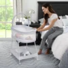 Delta Children Curve Bassinet - White And Gray 1 Delta Children Curve Bassinet - White And Gray -Love To Dream Baby Shop GUEST f73cd074 3e49 4739 b4c4 bb8eb7306ab3
