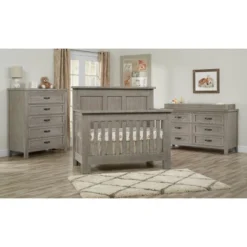 SOHO BABY Hanover 4-in-1 Convertible Crib - Oak Gray -Love To Dream Baby Shop GUEST f84807bd d360 46b4 8e4f e4ffbd43f043