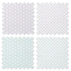 Bacati - Petals/Floral Muslin Swaddling Blankets Set Of 4 Aqua/Lilac 9 Bacati - Petals/Floral Muslin Swaddling Blankets Set Of 4 Aqua/Lilac -Love To Dream Baby Shop GUEST f8da7074 81ac 4f09 97a3 9617a3614f67