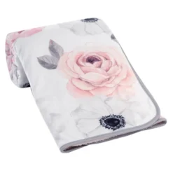 Lambs & Ivy Floral Garden Watercolor Floral Pink Ultra Soft Baby Blanket -Love To Dream Baby Shop GUEST f92c4739 f14c 4af8 96d6 9cf5341d695e