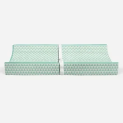 Bacati - Noah Mint Triangles Quilted Muslin Changing Pad Cover -Love To Dream Baby Shop GUEST f9e9ce68 2455 4833 a6f1 473abd2593be