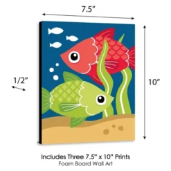 Big Dot Of Happiness Let's Go Fishing - Fish Themed Nursery Wall Art And Kids Room Decor - 7.5 X 10 Inches - Set Of 3 Prints 9 Big Dot Of Happiness Let's Go Fishing - Fish Themed Nursery Wall Art And Kids Room Decor - 7.5 X 10 Inches - Set Of 3 Prints -Love To Dream Baby Shop GUEST fa8598e6 b76d 40c9 b21a bc25d55104c8