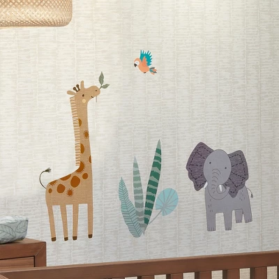 Lambs & Ivy Jungle Friends 5-Piece Safari Animals Nursery Baby Crib Bedding Set 11 Lambs & Ivy Jungle Friends 5-Piece Safari Animals Nursery Baby Crib Bedding Set - Image 9