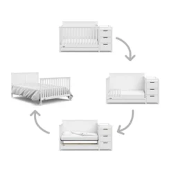 Graco Hadley 5-in-1 Convertible Crib And Changer With Drawer -Love To Dream Baby Shop GUEST fce404fa fcd4 4bd3 a4d3 a9c30aeb6ba6