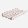 Bacati - Olivia Coral Feathers Quilted Muslin Changing Pad Cover -Love To Dream Baby Shop GUEST fd721685 c2b8 4b10 b7b4 dd246e4b7446