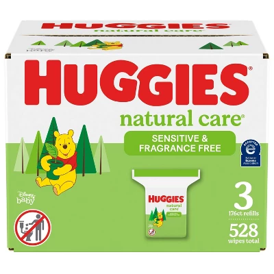 Huggies Natural Care Sensitive Unscented Baby Wipes (Select Count) 13 Huggies Natural Care Sensitive Unscented Baby Wipes (Select Count) - Image 11