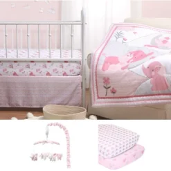 The Peanutshell Pink Elephant Crib Bedding Set, 3pc To 12 Pc, For Girls 28 The Peanutshell Pink Elephant Crib Bedding Set, 3pc To 12 Pc, For Girls -Love To Dream Baby Shop GUEST ff35852a 9619 4087 b032 224b793c35d1